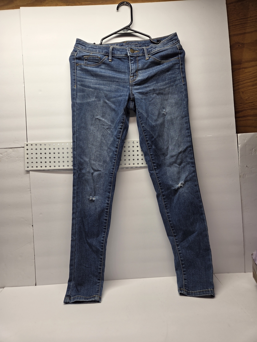 Slim Stretch Women's Skinny Jeans in Mid Blue